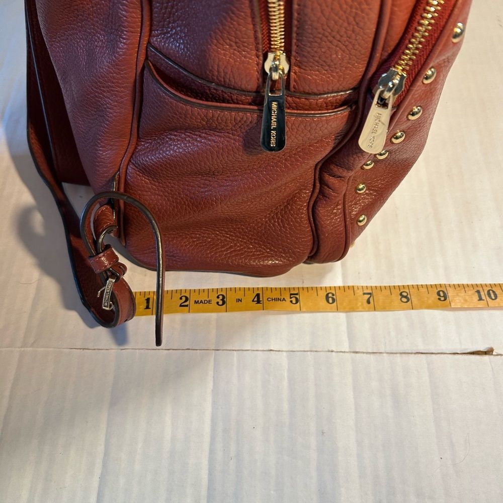 Michael Kors Abbey Studded Leather Backpack - Picture 9 of 15